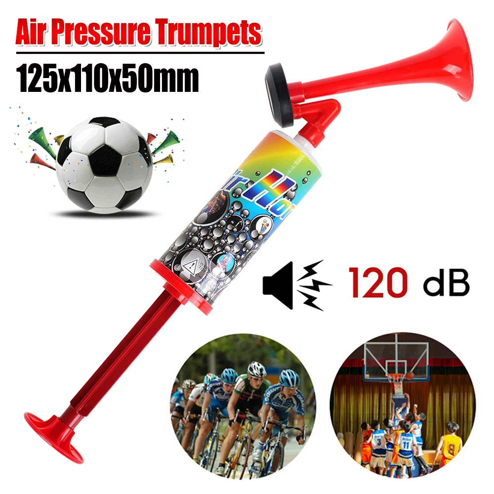 

Soccer Air Cheering Horn Handheld Loud Voice Cheering Horn Reusable Air Pressure Trumpets For Football Sport Event Birthday Part