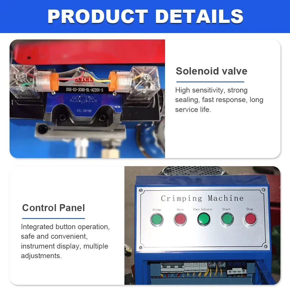 

MK-90 Portable Automatic Hydraulic Hose Crimper Crimping Machine Tube Press 220/380VHOT SALES