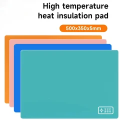 Xinzhizao Heat Insulation Repair Pad Soldering Station Mat Soft Silicon Welding Maintenance Platform Working Pad 500mm X 350mm