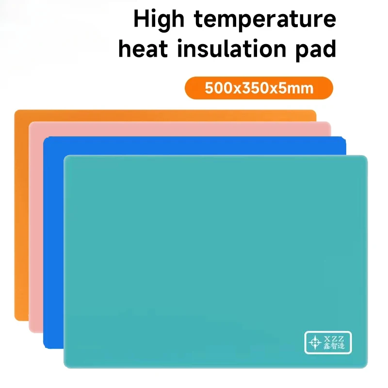 Xinzhizao podkładka naprawcza do izolacji cieplnej mata do stacji lutowniczej miękka silikonowa platforma konserwacyjna do spawania podkładka robocza 500mm x 350mm