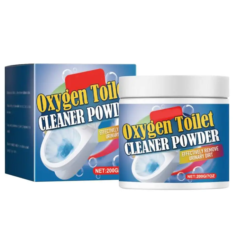 

Порошок для чистки унитаза Очиститель и дезодоратор для унитаза 200 г Аксессуары для ванной комнаты Пенный очиститель для бака унитаза Порошок для гигиены