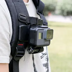 Backpack Strap Mount Quick Clip Mount Compatible with DJI OSMO ACTION Gopro Hero 10/9/8/7/6/5/4 SJCAM EKEN Camera Accesories