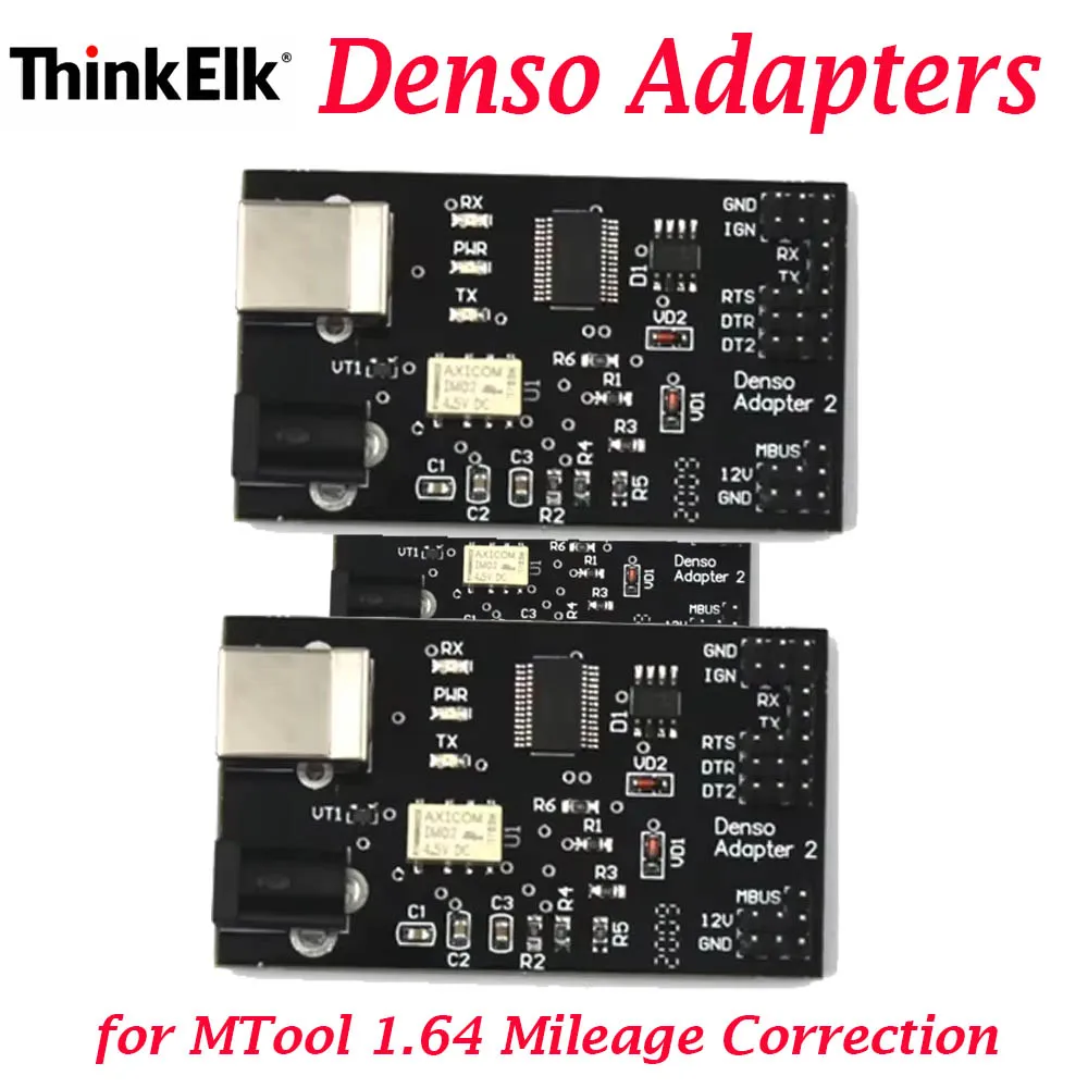 High-Quality Material Denso Adapter Engine Analyzer for MTool 1.64 Mileage Correction for Efficient Performance