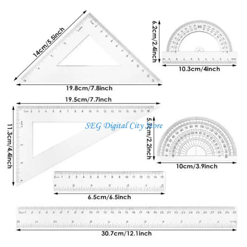 يتضمن حاكم الرسم U75B مقترح مربع مستقيم لمدرسة الطلاب