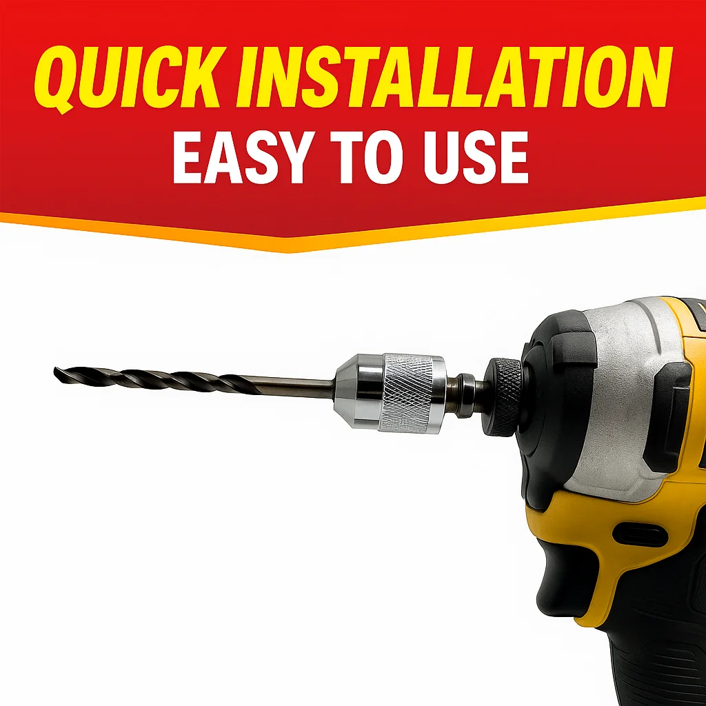 مقبض سداسي سريع التغيير، ظرف صغير ثلاثي الفك ذاتي الشد 1.5-6.5 مم يعزز أداء أداتك #2