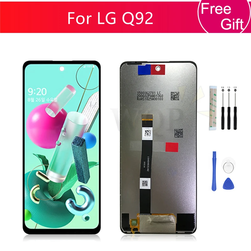 For LG Q92 5G LCD Display Touch Screen Digitizer Assembly Display Replacement Repair Parts 6.67