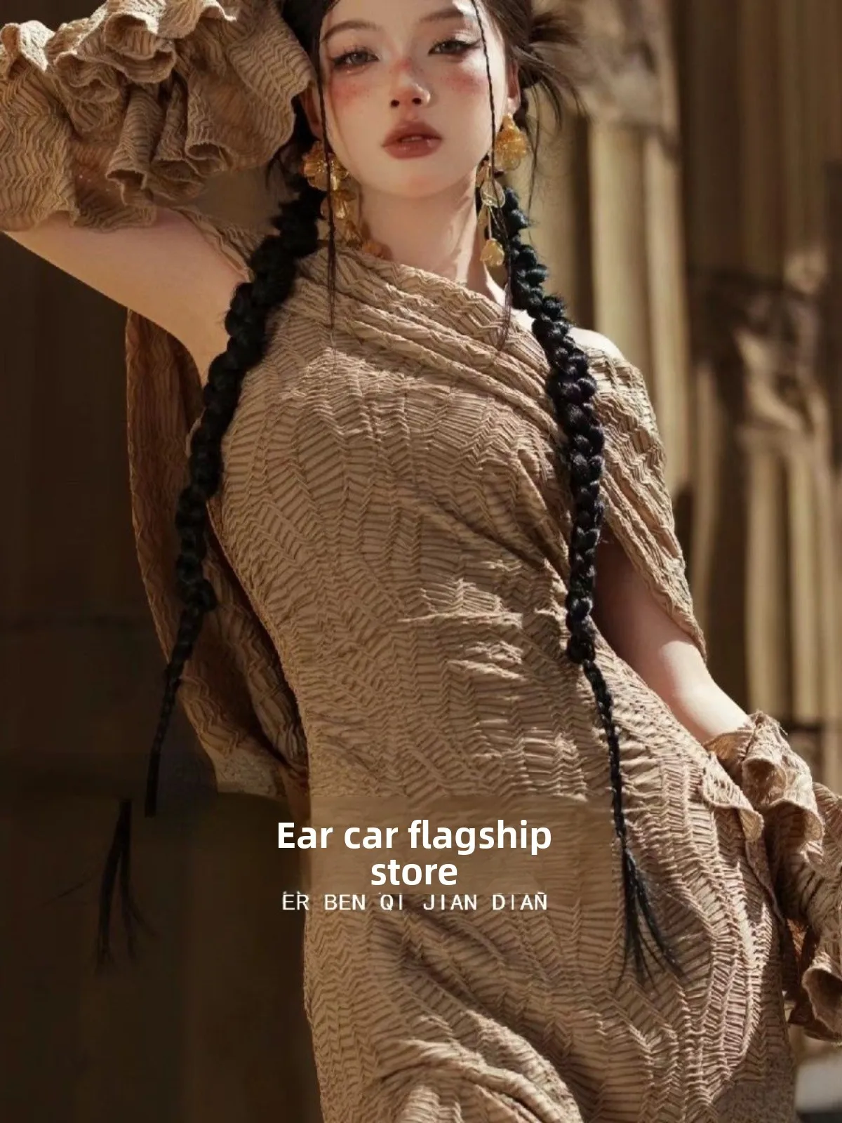 Desert Princess Style Holiday Dress Photography Studio New Arrival Ethnic Fashion Women's Clothing Stage Costume Polyester