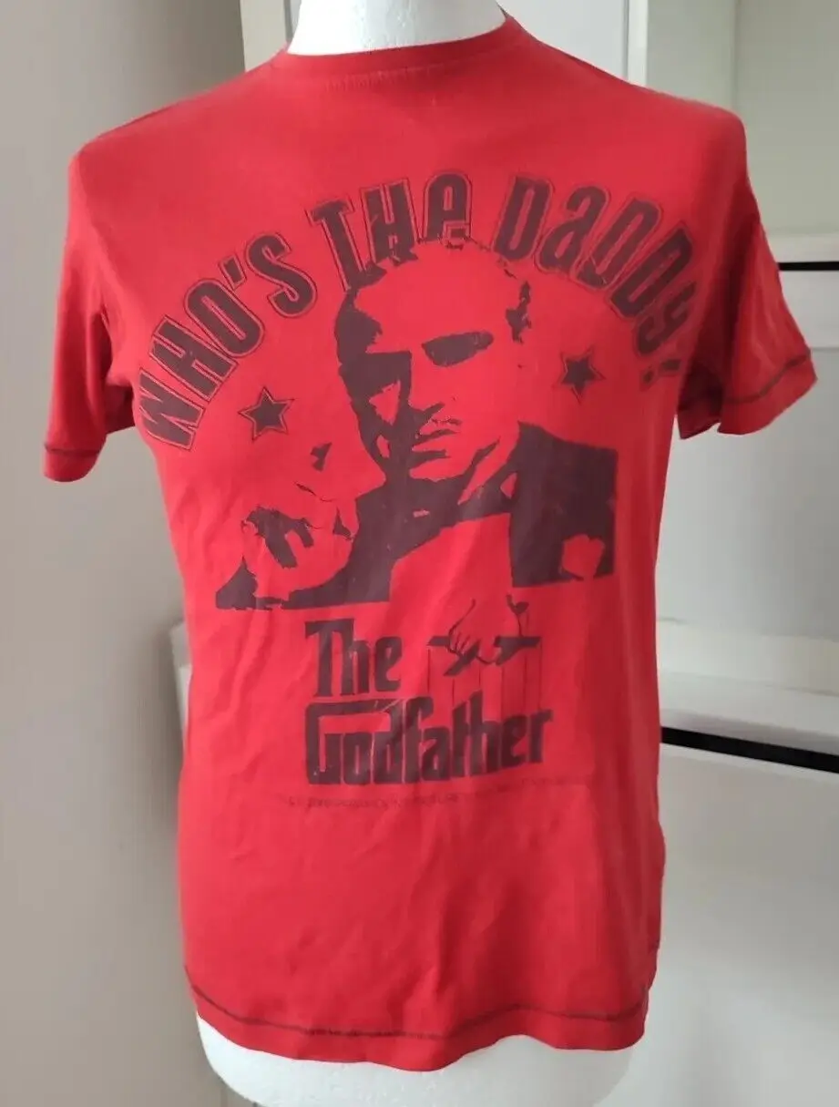 WHO's THE DADDY 2008 Red Herring T shirt Godfather Don Corleone Mens Medium