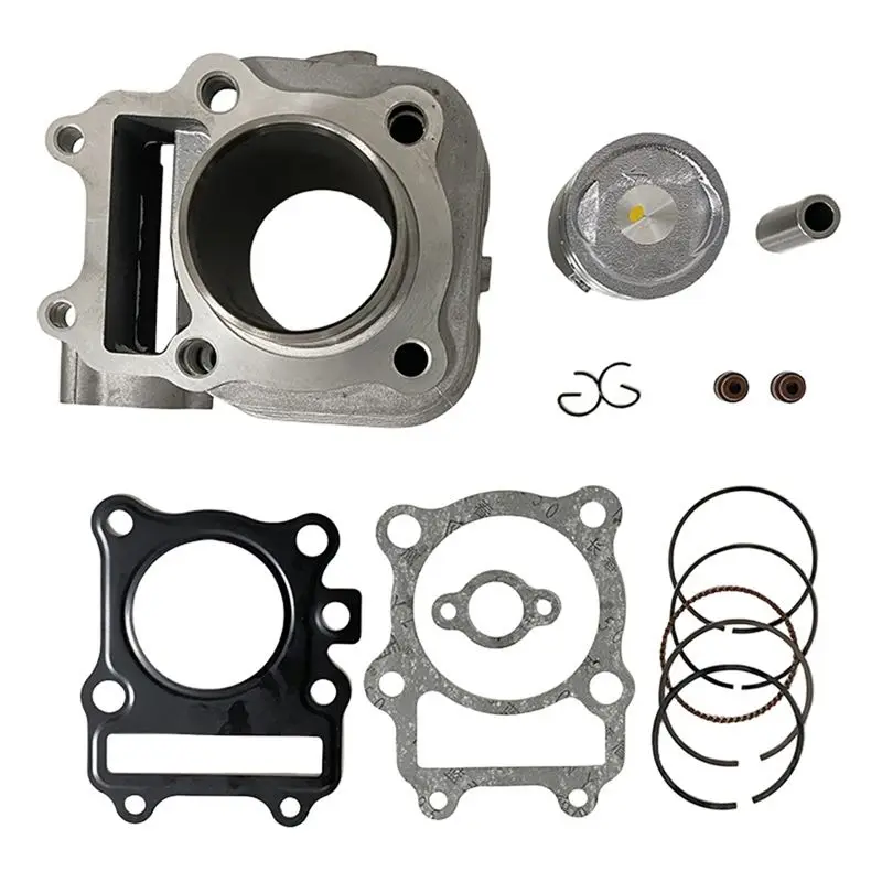 Motorcycle Engine Replacement Parts- For GS125 GN125 EN125 GZ125 DR125 AN125 125Cc 52Mm Cylinder Piston Kit