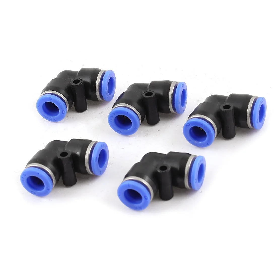 5Pcs 5/16" Elbow Quick Connector Tube Fittings for Water Filter System