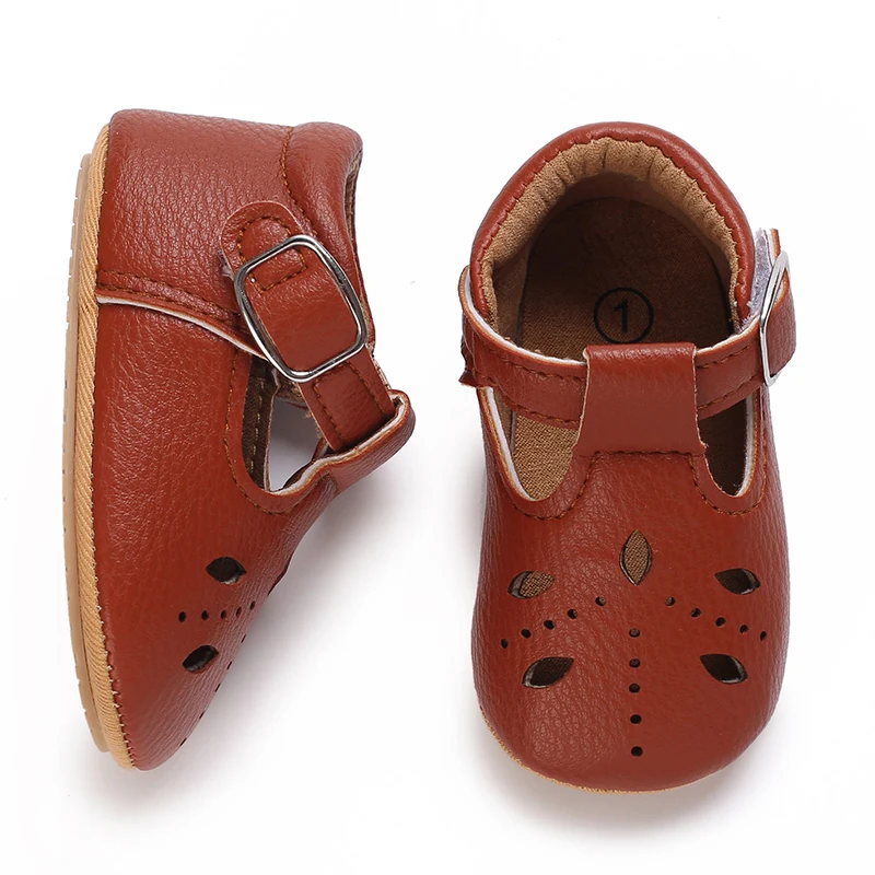 Comfortable Infant First Walkers Casual Crib Shoes Soft Rubber Sole Daily Wear For Newborn Boys Girls 0-18M