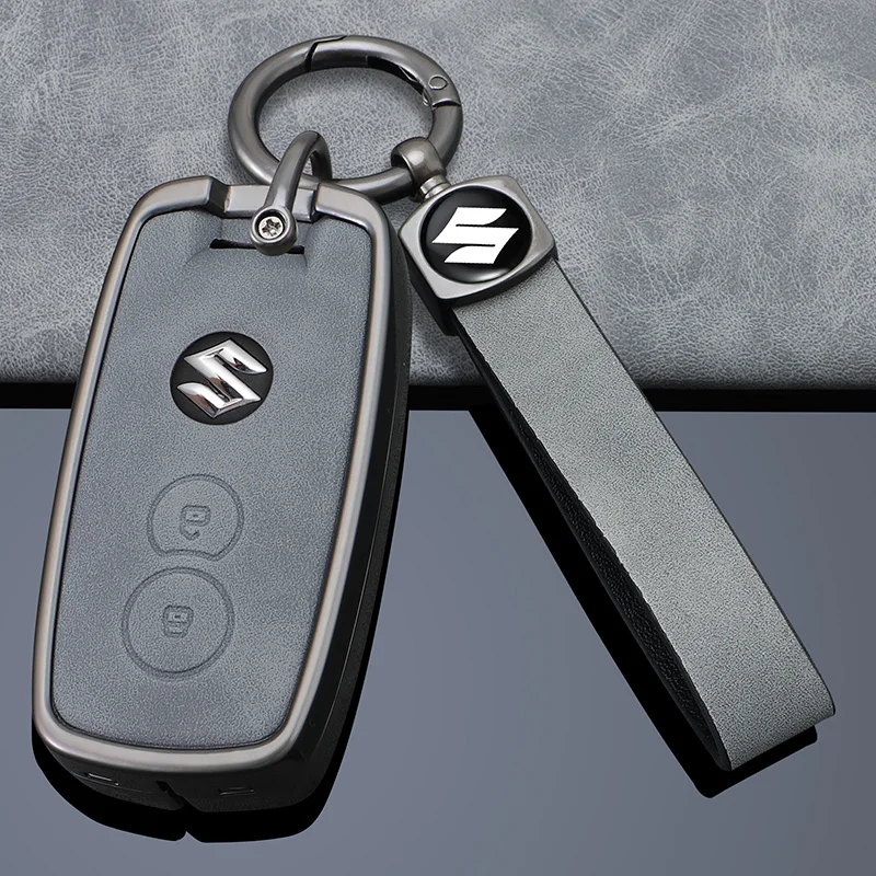 Car 2 Buttons Key Case Cover Protector Shell Keychain For Suzuki SX4 Swift 2007 2009 Grand Vitara Scorss XL-7 Remote Accessories