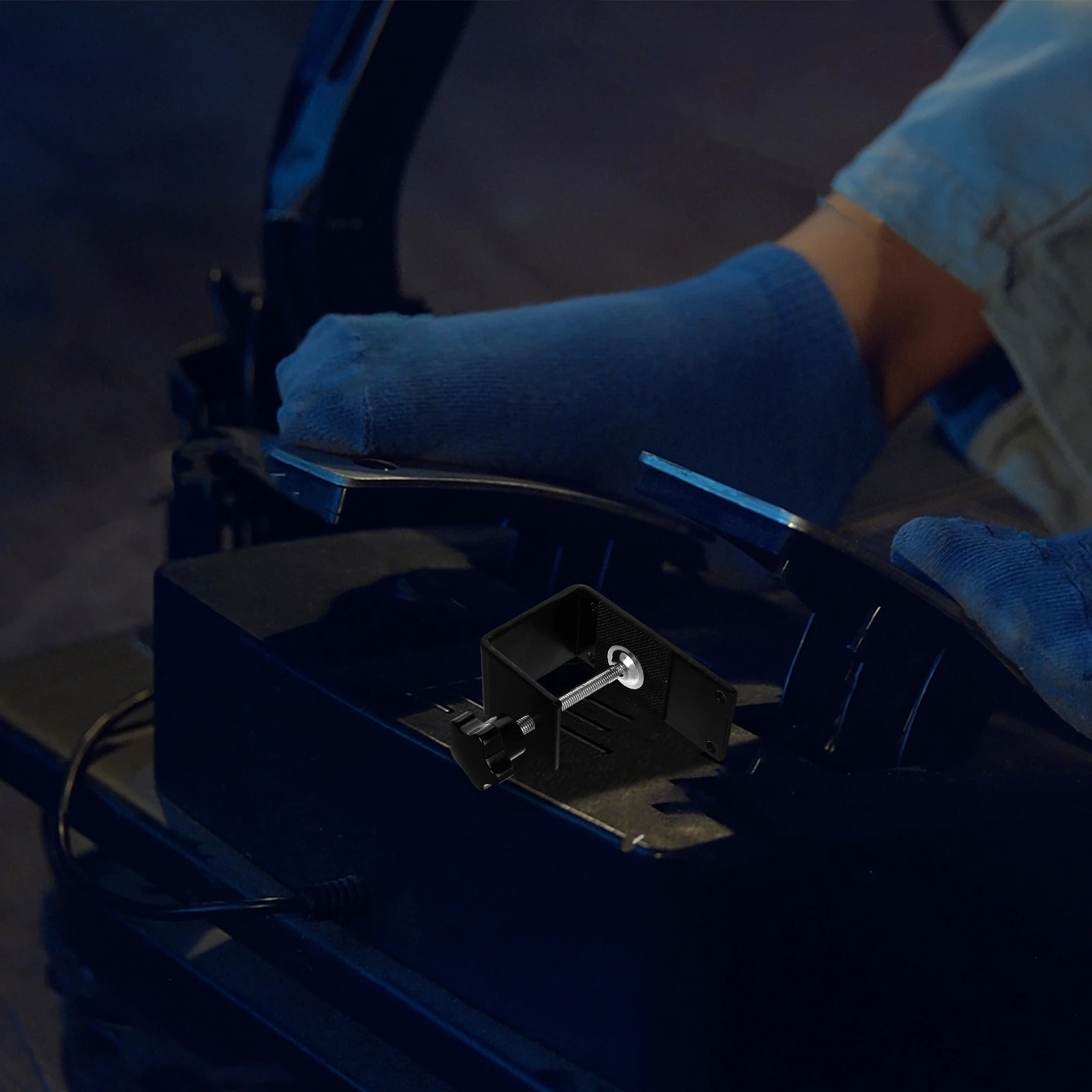 

1 Set Game Shifter Stand Racing Game Mount Compact Joystick Desk Mount Adjustable Handle Frame Usb Linear Simulation Drift Rack