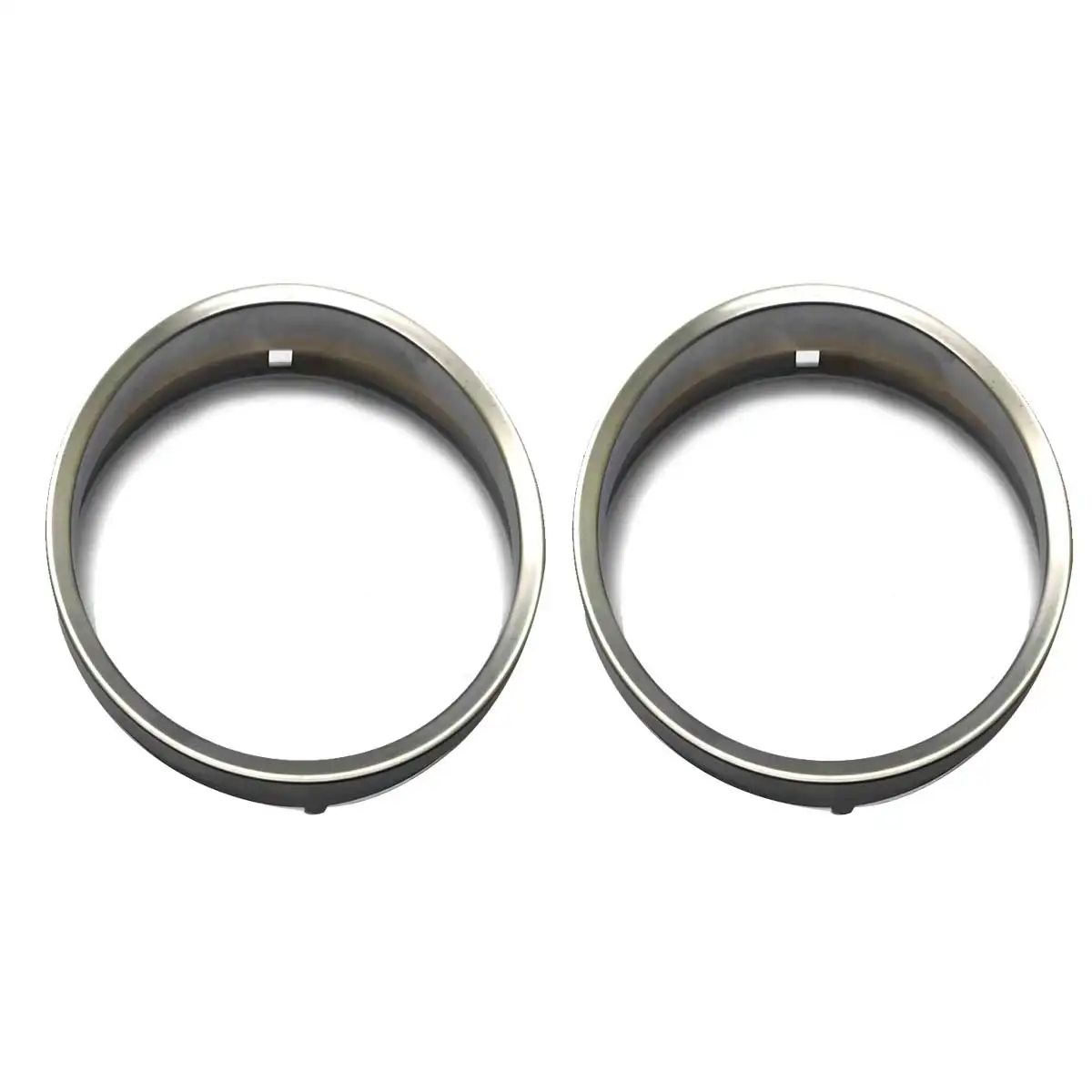 

Silver Speedometer Gauge Dial Rings Bezel Trim For BMW E60 E61 Pre-LCI M5（Matte Chrome ）