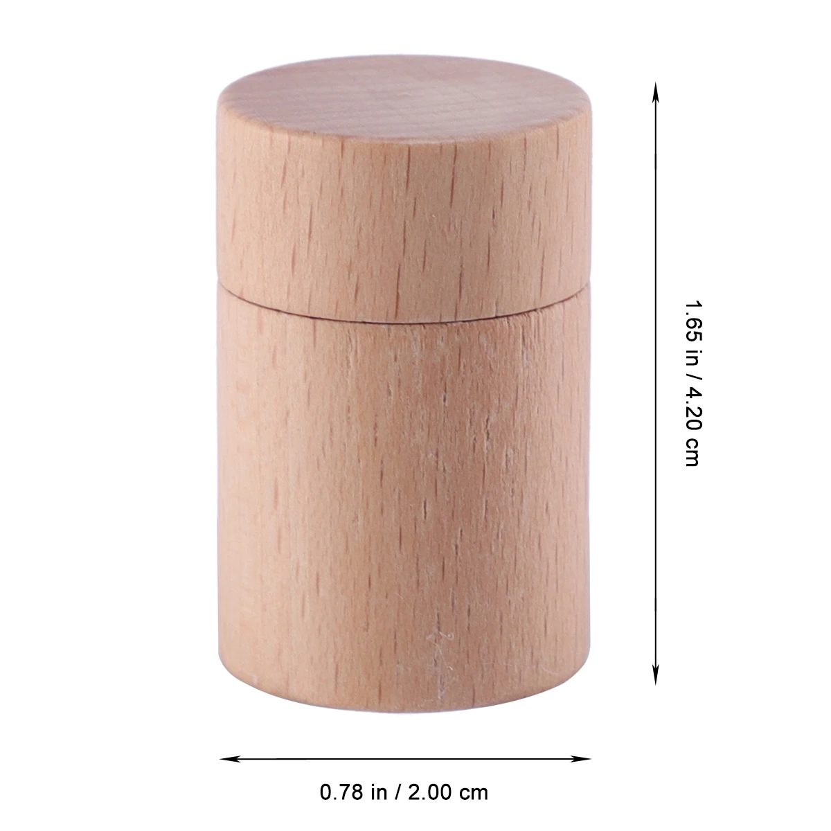 

1pc Wooden Lipstick Tube Eco-friendly Natural Bottle Empty Container Gloss Reusable Leak-proof Travel DIY