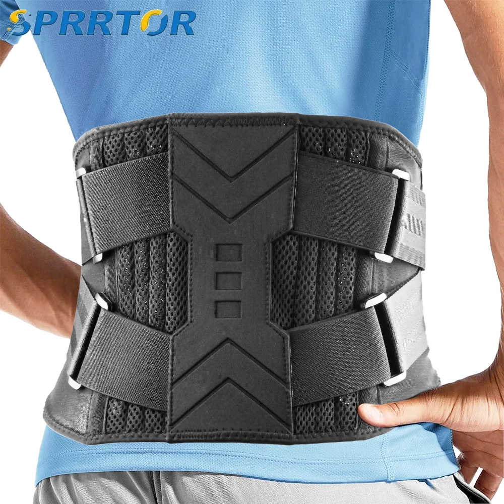 Back Brace for Lower Back Pain Relief,Herniated Disc,Sciatica,Breathable Back Support Belt,Lumbar Support Belt for Heavy Lifting