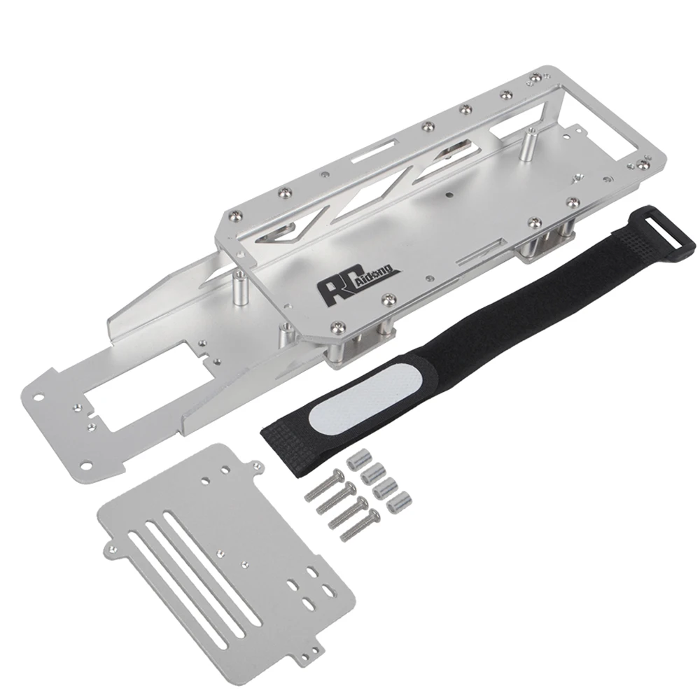 Kit de chasis principal de aluminio RC para Traxxas Stampede sin escobillas/Stampede VXL/Stampede/Craniac
