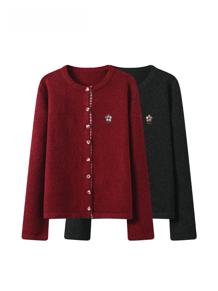 

CaraCLUB plus Size round Ne Long Sve Knitwear Casual Sle Autumn Winter New Arrival for plus Size Women Ele Leisure...
