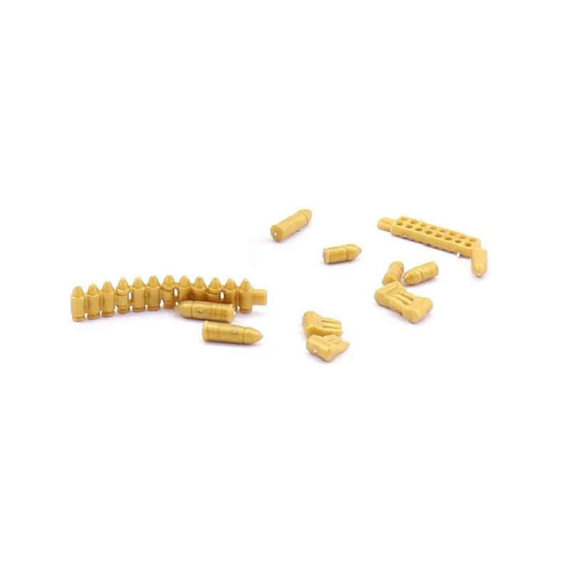 MOC WW2 Militär Arme Shell Kugel Armee Zubehör Soldat Figuren Militär Munition Box Bausteine Ziegel Montage Spielzeug – Detail 8