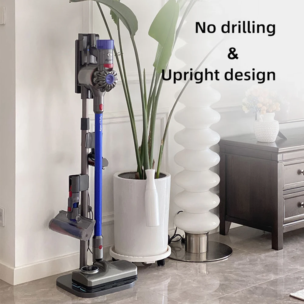 Dyson v7 v8 v10 v11 v12 v15およびv10/v12スリムに適用可能なアルミニウム合金真空サポート