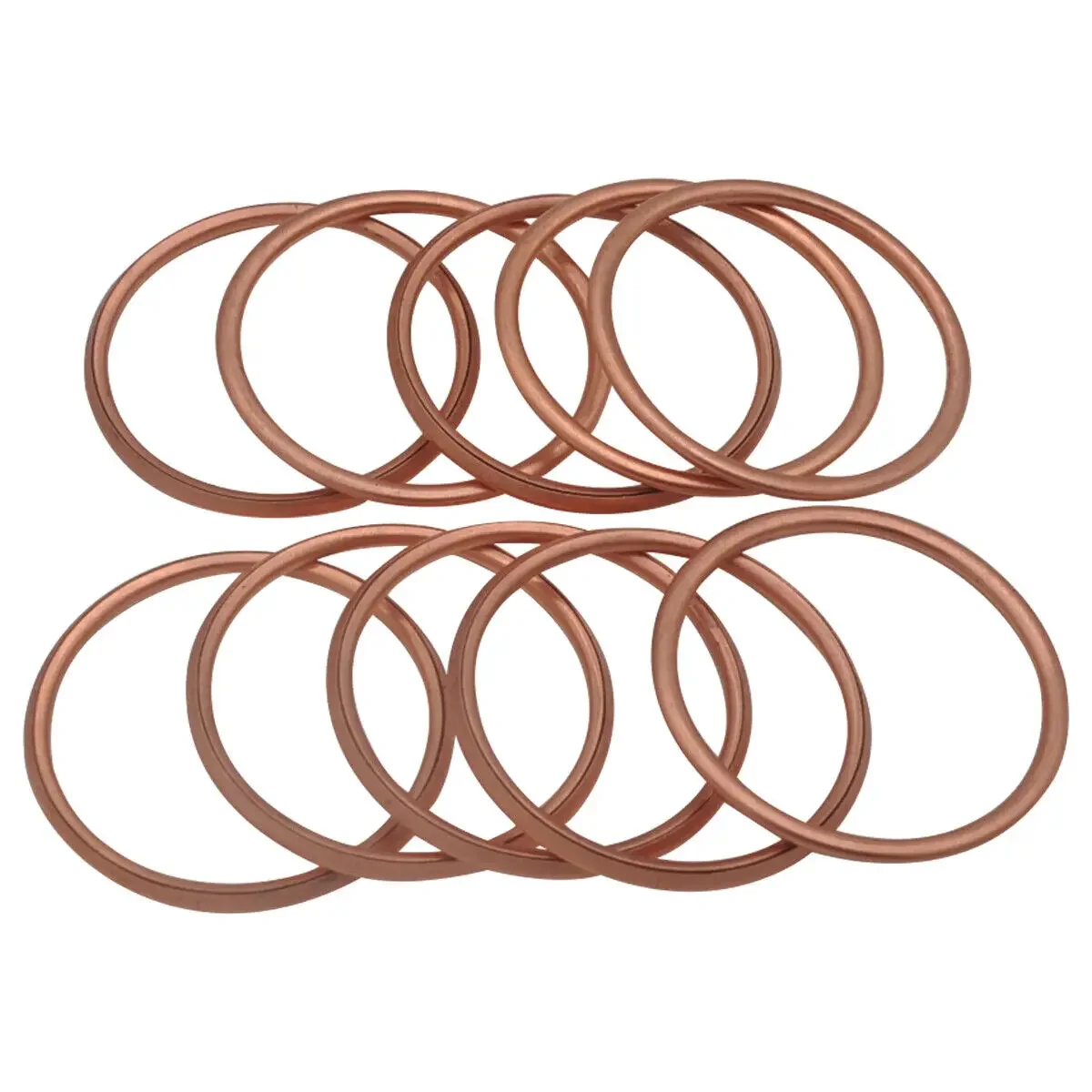 4pcs 36X42X2mm Exhaust Gasket for Kawasaki ZXR 750 ZXR750 91-95 ZX-7R 96-02 ZX-7RR ZX-9R 94-97 ZX-10R 04-10 11060-1103