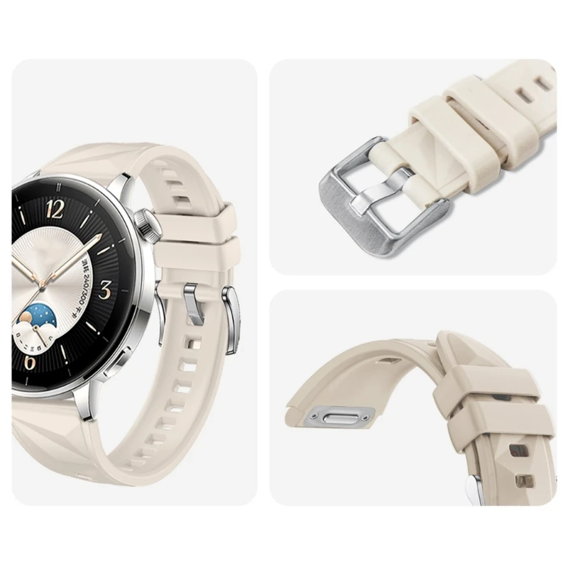 Силиконовый ремешок для часов, кнопка, быстросъемные мягкие удобные ремешки, дизайн унисекс для часов OPPO X2, мини-умные часы