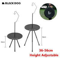 Naturehike Blackdog Outdoor Portable Round Table UltraLight Aluminum Alloy Camping Table With Light Frame Camping Furniture