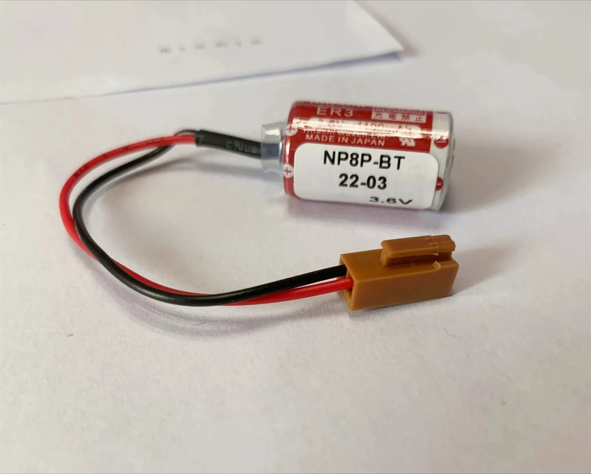2pcs，。for FUJI micrex-sx series lithium battery ER3 NP8P-BT 3.6V 1100mAh，。