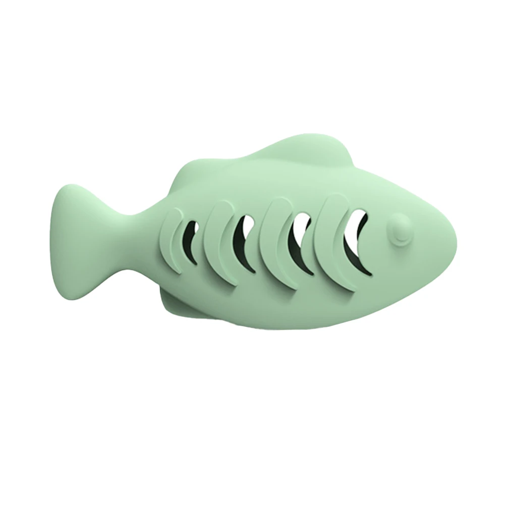 Cat Feeding Toy For Fun Engaging Play Cat Hunting Toy 11.86*4.72*5.7cm Cat Food Dispenser Active Playtime Fish-shaped Design