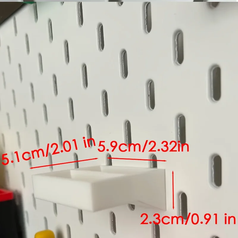 ل ايكيا سكاديس كماشة ومقص تخزين الرف الأبيض البلاستيك أداة تخزين حامل الرف ورشة عمل المنزل مكتب التخزين