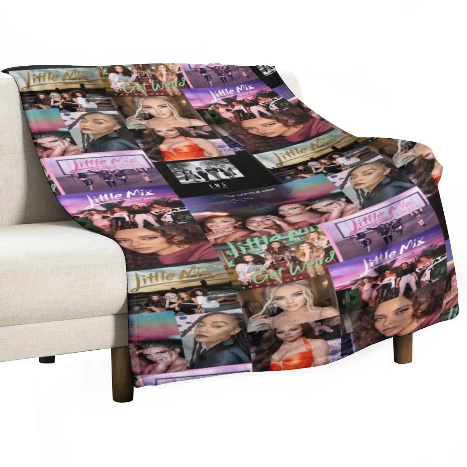 

Little mix Throw Blanket Picnic Softest Decorative Sofas Weighted Blankets