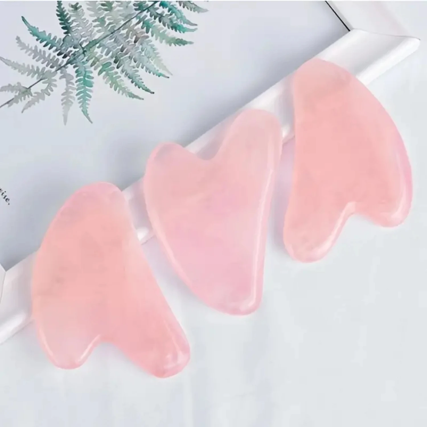1 PC ขี้ผึ้งที่สวยงาม Gua Sha เครื่องมือสําหรับนวดตาและใบหน้า,การฝังเข็มบนใบหน้า, และสปาขูด Guasha BOARD-Soothing,Luxur