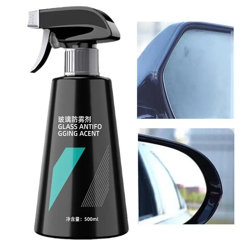 Car Defogger Spray Anti Fog Spray For Glasses 500ml Antifogging Agent Car Glass Cleaner For Exterior And Interior Automotive