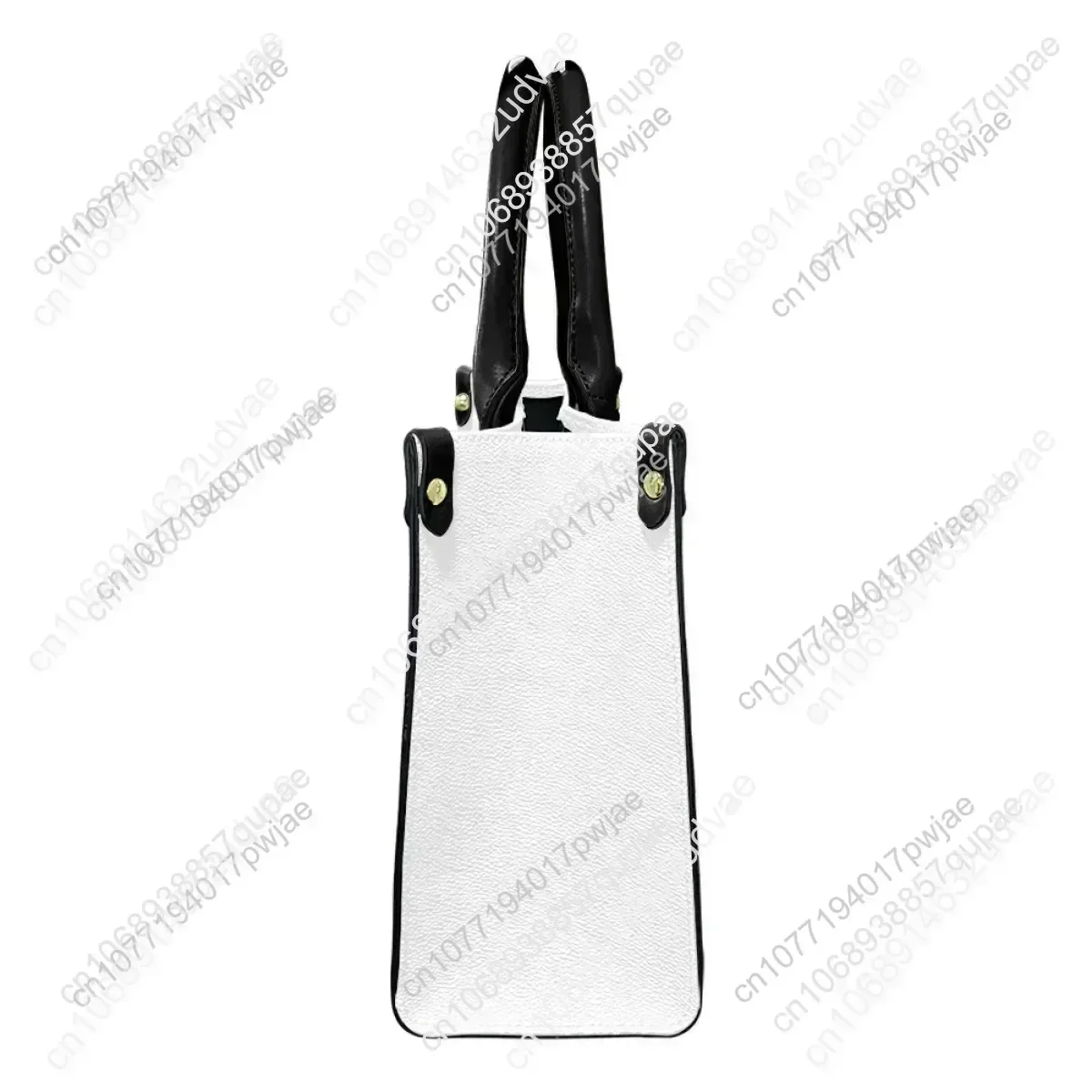 D-DR Tote Bag Purse P-Pepper Womens Mens Personalized Text Image PU Leather Handbag Business Shopping Gift Bags