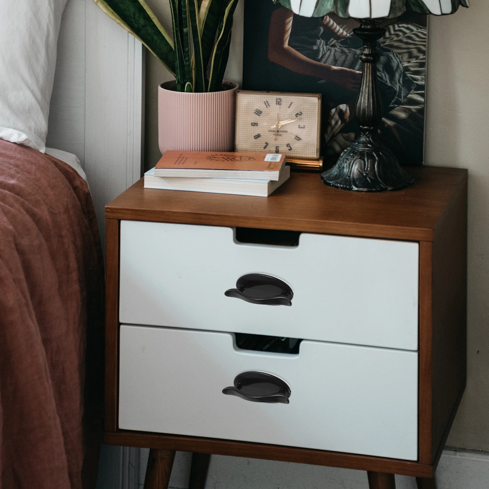 

2Pcs Self-Adhesive Handles Adhesive Cabinet Pulls for Drawers Closets Windows No Drilling Required Drawer Pull Handle