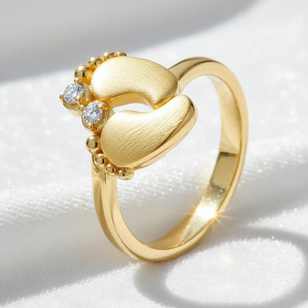 New S925 Sterling Silver Fashionable and Luxurious Brushed Inlaid With Moissanite Footed Engagement ring Valentine's Day Gift
