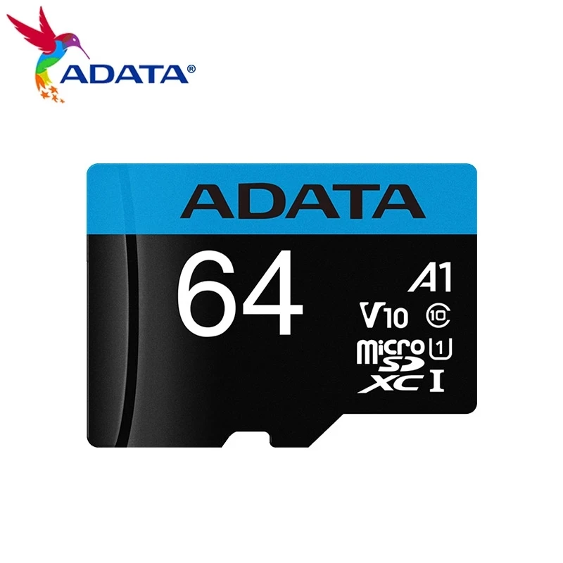 ADATA SDXC SDHC 32GB 64GB 128GB 256GB A1 V10 Class 10 UHS I Memory Card Microsd TF Card Flash Card Storage Card For Phone