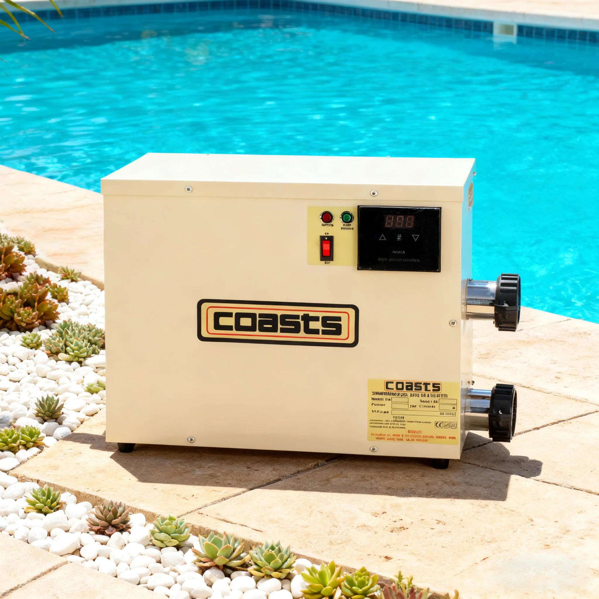 KEYA Calor Bomba De Calor Para Piscina Mini DC Inversor Bomba De Calor De Piscina Calentador De Agua 11/15KW Calentador De Piscina