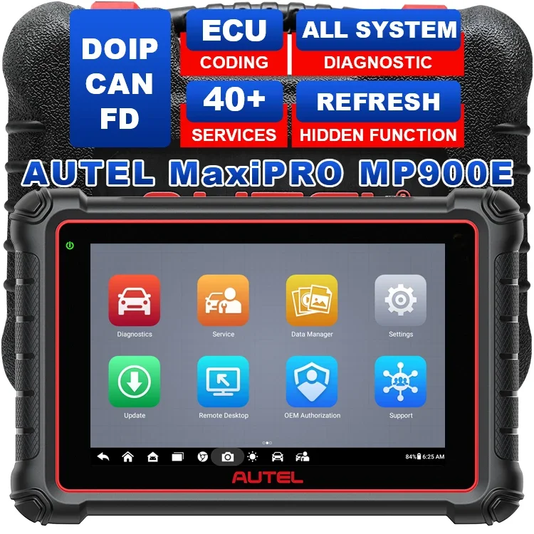 2024 Autel Maxipro MP900E Car Obd Ii Code Reader Automotive Vehicle Diagnostic Machine Scanner Bidirectional Scan Tool For All C