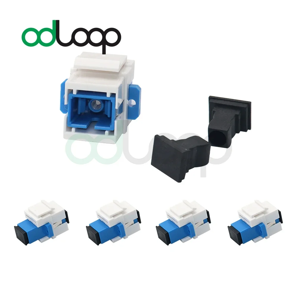 ODLOOP SC UPC Simplex Single-mode Fiber optic Adapter SC Optical fiber coupler SC UPC Fiber flange SC connector