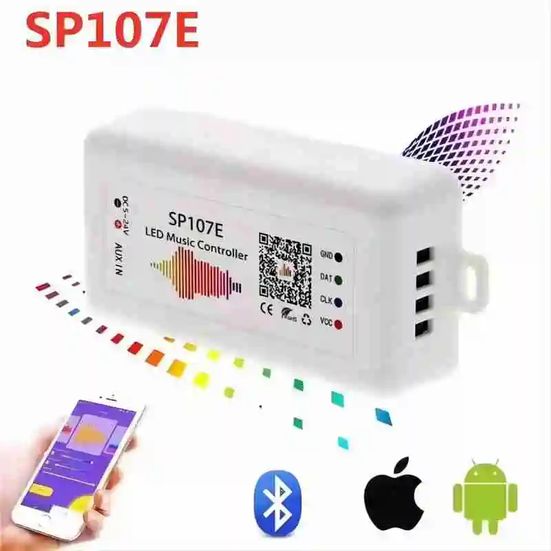 Ws2812B Светодиодная лента Rgbic, Женский контроллер, Wi-Fi, Sp511E, музыка Ws2811, Sk6812, Sp107E, адресный Sp107E, смарт-контроллер App