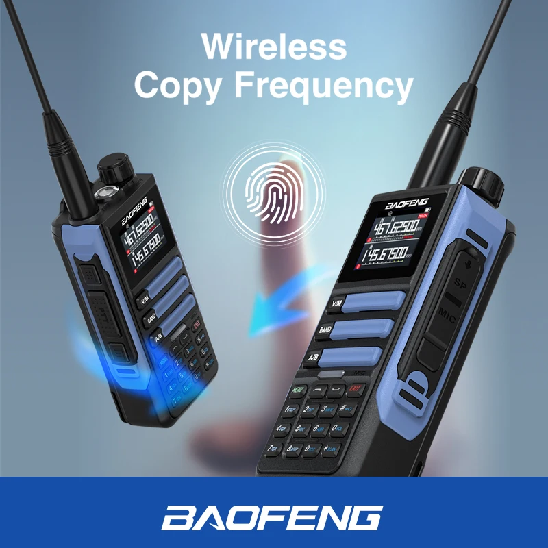 2024 BAOFENG UV-16M Walkie Talkie High Power Wirless Copy Frequency Multi Band Waterproof Two Way Radios Type-C UV16 New Update