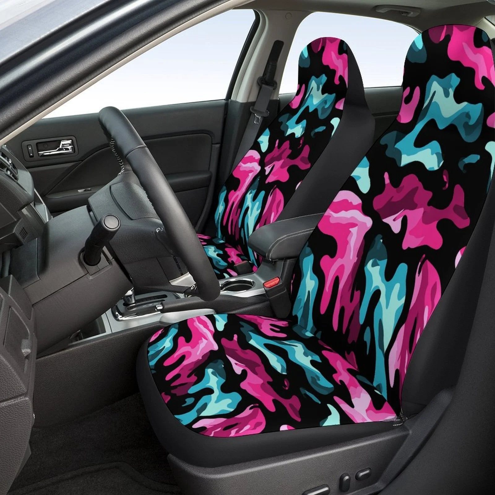 Set Penutup Kursi Mobil Bermot - Camo Pattern Set ulasan dan harga