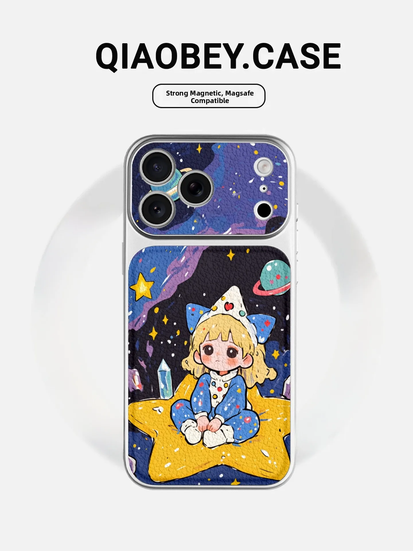 

Cute Cartoon Girl Phone Case for iPhone 17 Full Cover Protection Anti-Fall Creative Design TPU Material Environmentally...