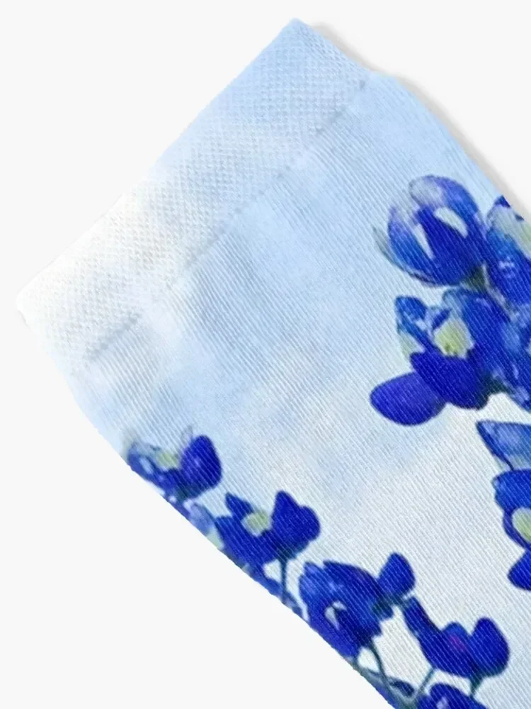 جوارب Bluebonnets الصيفية المصممة لكرة القدم الهيب هوب للفتيات والرجال