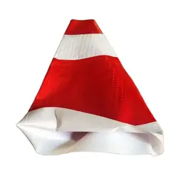 Funda de cono de carretera reflectante de PVC rojo y blanco imprimible de alta visibilidad, 52,5 cm x 9cm x 33,5 cm