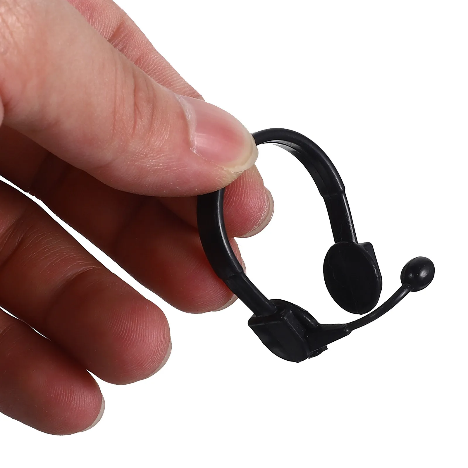 

50 шт. мини-микрофонов-наушников для кукольного домика, реквизит для костюмов, аксессуары для ролевых игр, пластиковые украшения для рукоделия, модные наушники