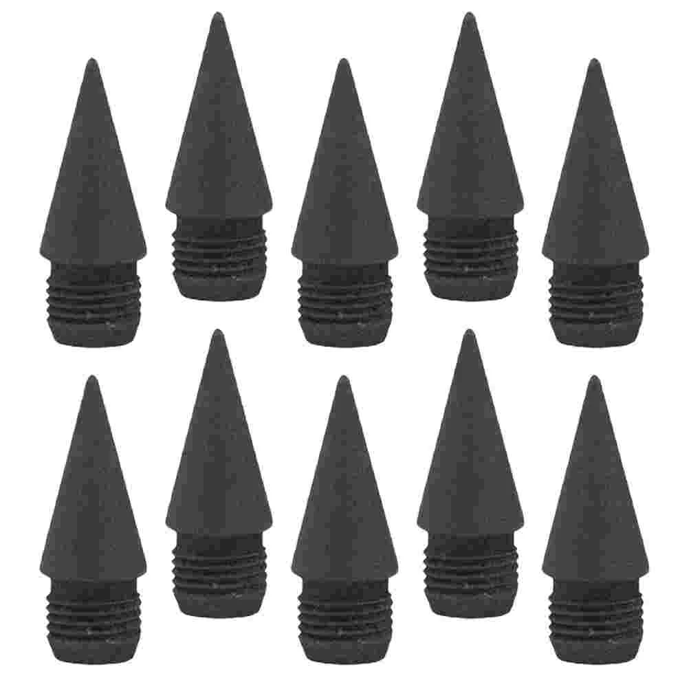 

10 Pcs Replacement Pencil Tip Inkless Tips Without Replaceable Head Graphite Writing Infinite Heads Nibs Child