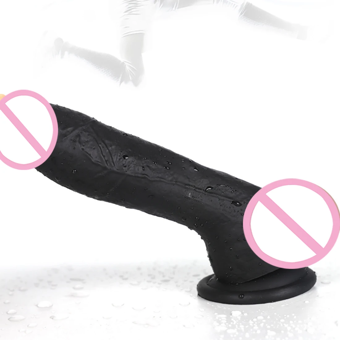 Soft Skin Feeling Dildo Realistic Phallus Sexy Female Masturbator Silicone Suction Cup Big Penis for Men Black Sex Products 18+