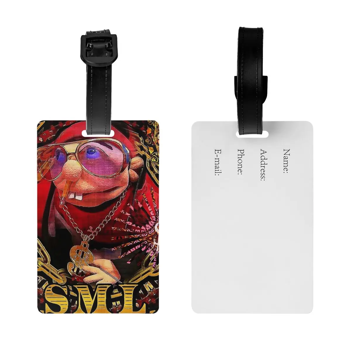 Sml جيفي مغني الراب V3 علامات الأمتعة حقيبة الملحقات السفر المحمولة الأمتعة الصعود علامة التسمية حامل معرف اسم العنوان